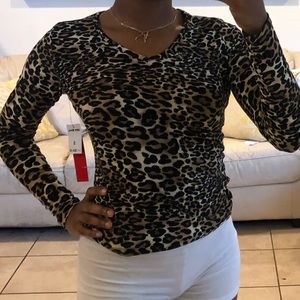 Cheetah print top